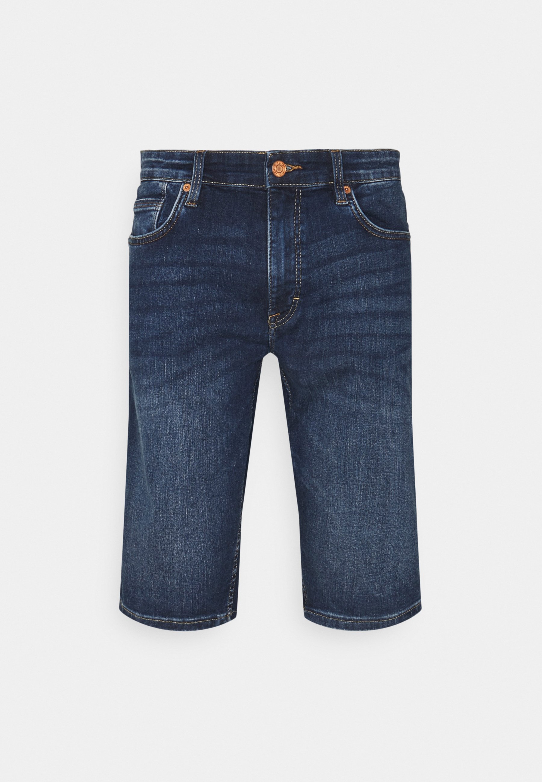 s.Oliver BERMUDA - Denim shorts - dark blue/dark-blue denim - Zalando.co.uk