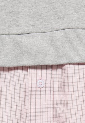 PULL&BEAR, COMBINED - HOODIE - Sweat à capuche - light grey