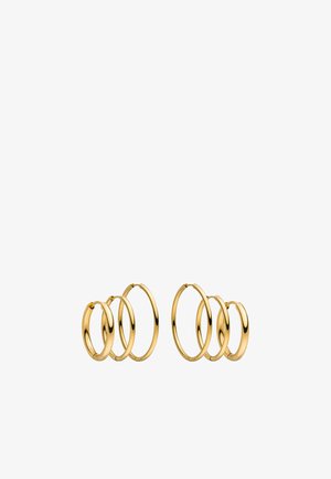 PURELEI, PURELEI 3ER-SET CREOLEN ECHO - Ohrringe - gold