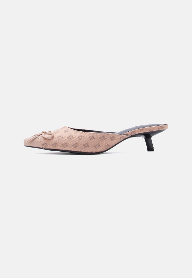 HUGO SELENY MULE - Sandalias planas - light patel beige/marrón - Zalando.es