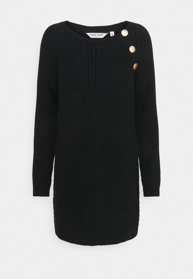 MBOUTON - Robe pull - noir