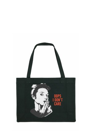 OOPS I DONT CARE PRINT - Cabas - black