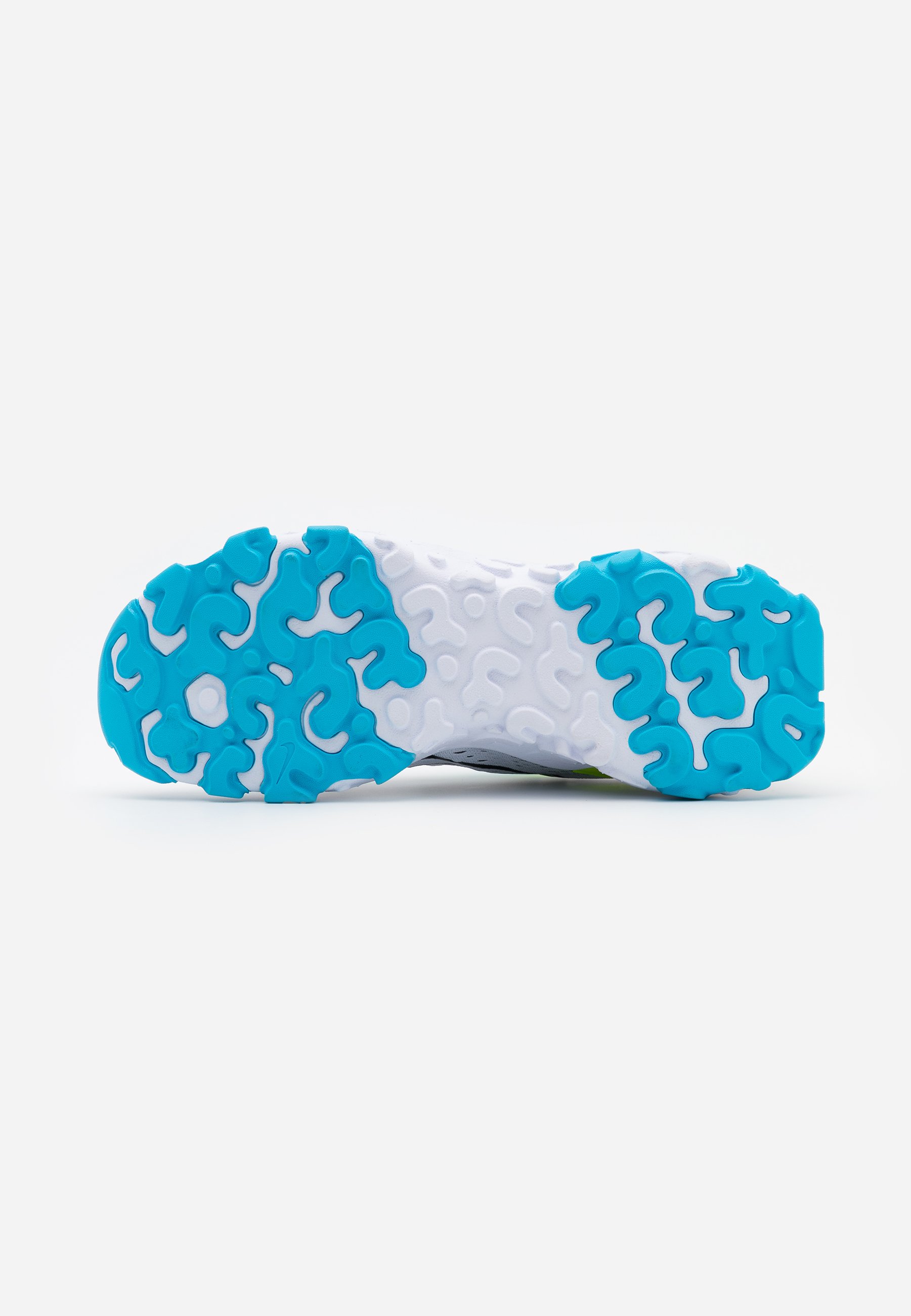 Nike Sportswear REACT VISION WW - Baskets basses - white/black/volt/blue  fury/blanc - ZALANDO.FR