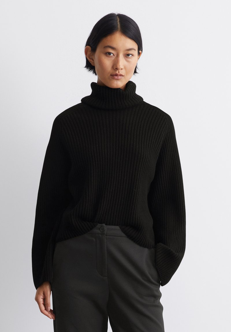 Marc O'Polo TURTLE NECK - Pullover - black