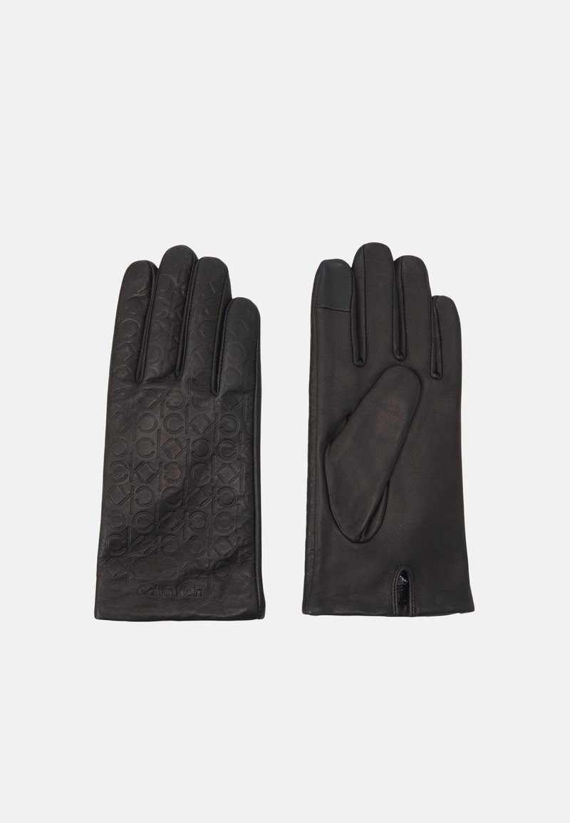 Calvin Klein MONOGRAM GLOVES Gloves black Zalando.co.uk