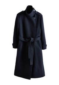 REGULAR FIT - FORMAL FUNNEL NECK  - Trenci - navy