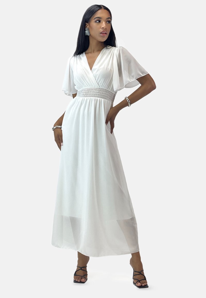 Elara Robe longue - weiß