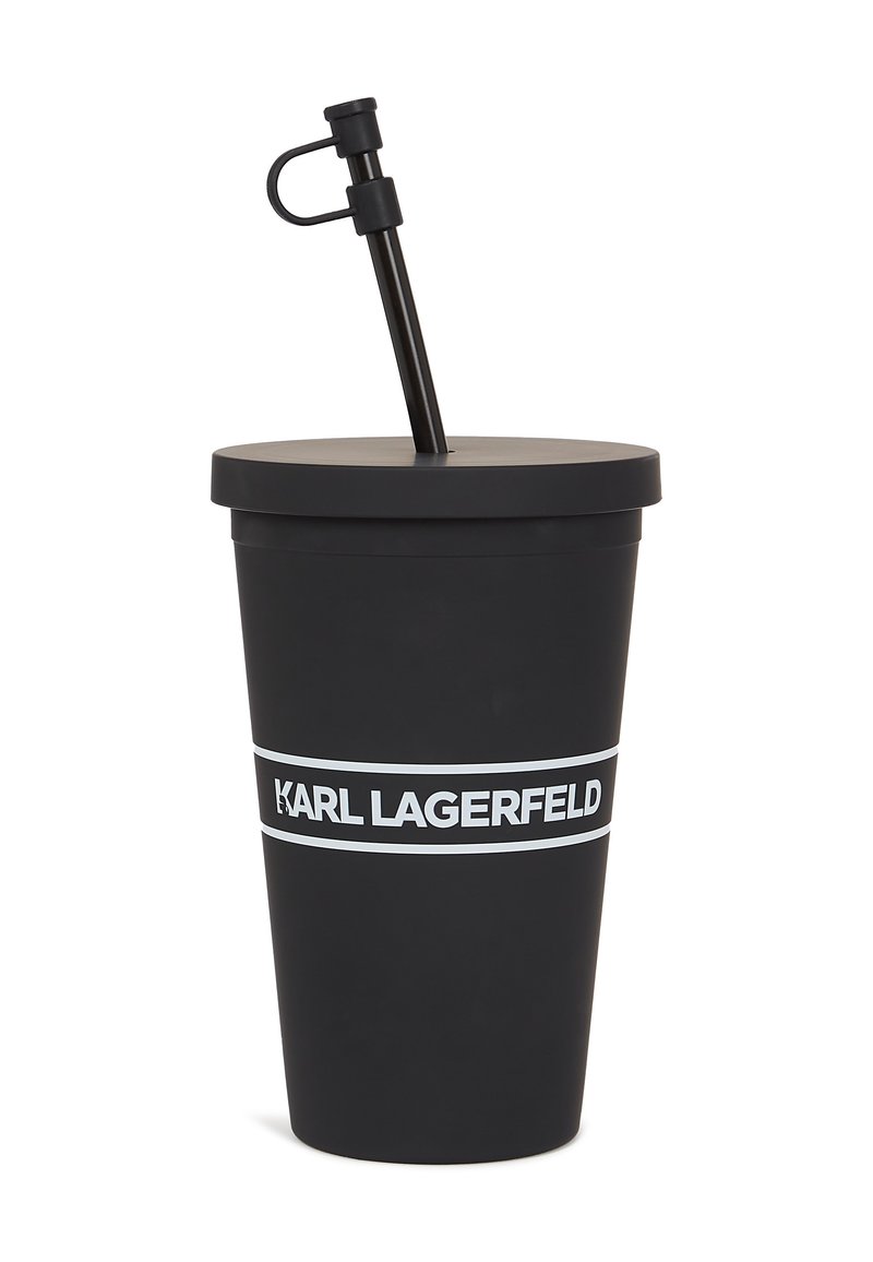 KARL LAGERFELD LOGO TO-GO CUP - Vattenflaska - black