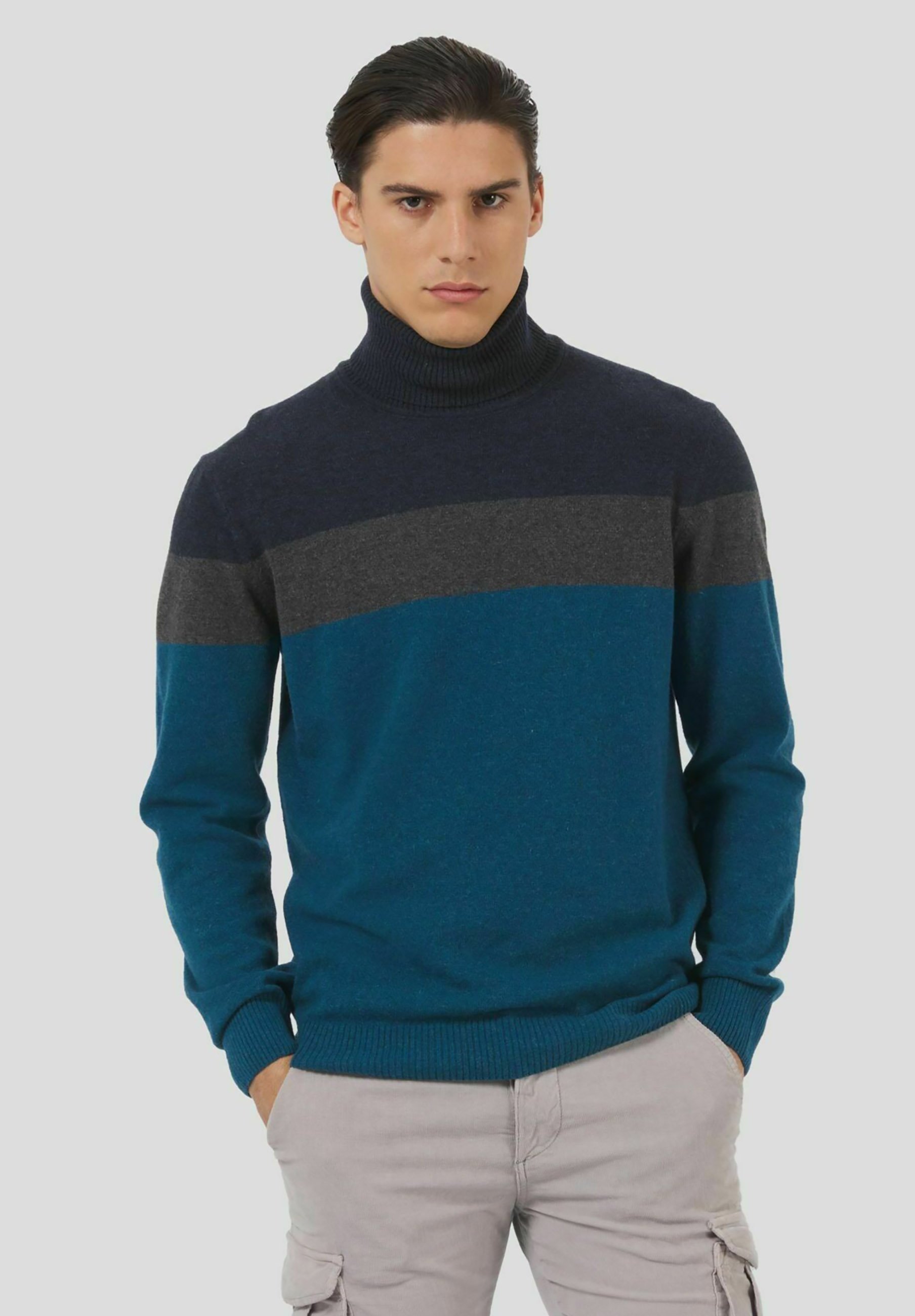 Conbipel Maglione - ottanio,grey/blu - Zalando.it