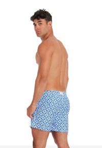 Gassa d’Amante TAORMINA - Shorts da mare - blu e bianco