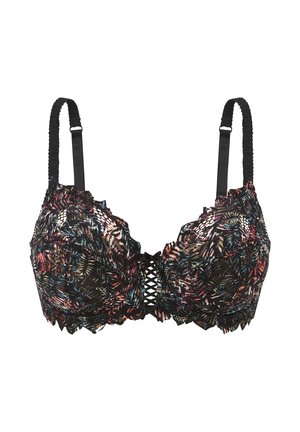 Sans Complexe ARUM MOSAIC - Reggiseno con ferretto - black  bleu