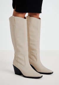ONLBROOKE HIGH HEELED BOOT - Biker-/cowboysaappaat - beige