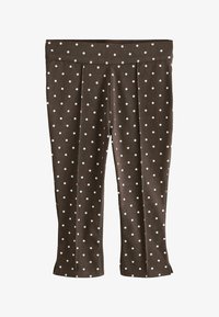 Sélectionné, chocolate brown polka dot