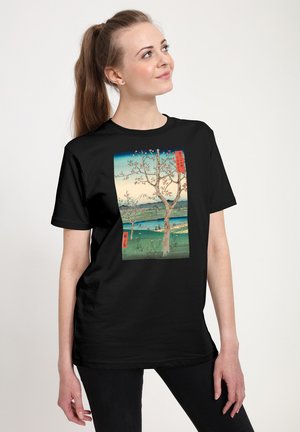 ASHMOLEAN MUSEUM HIROSHIGE LANDSCAPE GRAPHIC - T-shirt med print - black