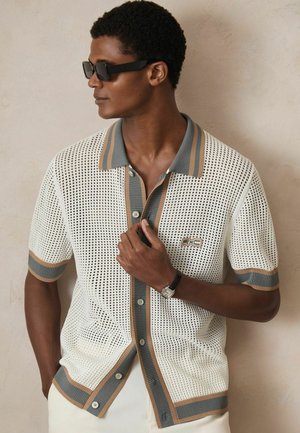 REGULAR FIT - CRUSOE TIPPED  - Camisa - white