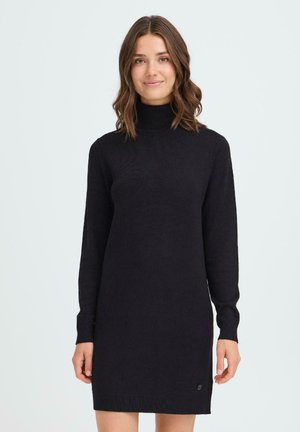 Oxmo OXAIDA - Stickad klänning - black