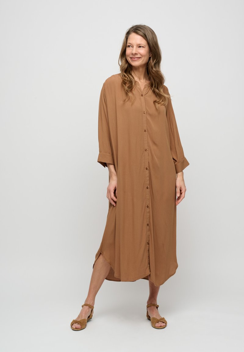 light brown shirt dress WL036-Long Sleeve Lace Mermaid Bridal Gown-Andrea & Leo main image 0