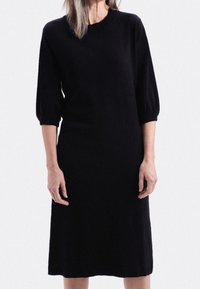 Seidensticker Stickad klänning - dark blue