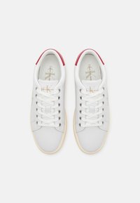 Calvin Klein Jeans CLASSIC CUPSOLE LACE UP  - Tenisky - bright white/creamy white/garnet