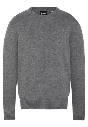 PULL COL ROND - Striktrøje - gris chiné