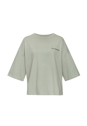 OVERSIZE - Basic T-shirt - light olive