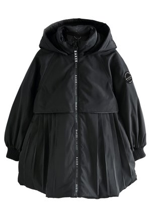 REGULAR FIT - SHOWER RESISTANT PLEATED RAINCOAT  - Sadetakki - black