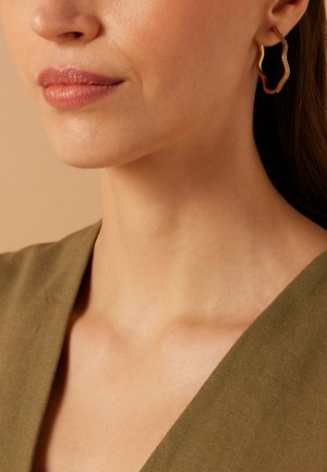 Lucardi, Oorbellen - gold-coloured white