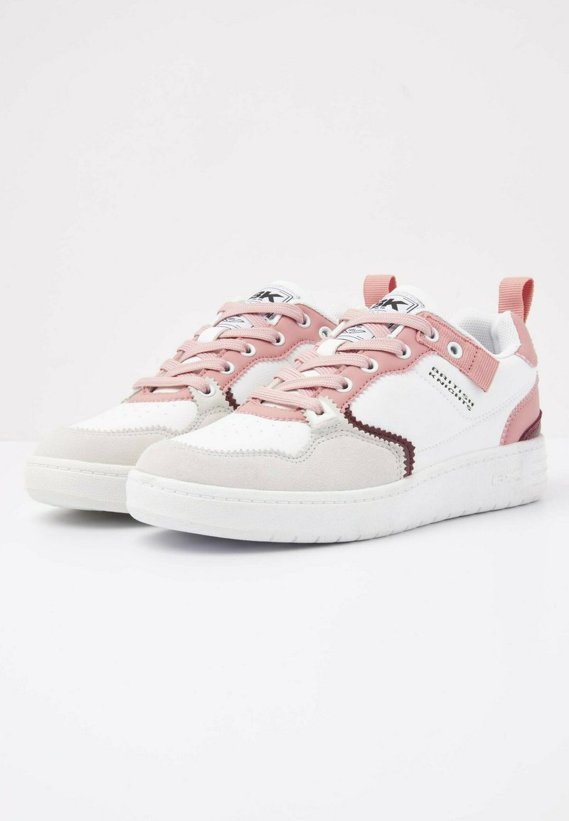 Damen Sneaker low | British Knights MICA Sneaker low white old pink burgundy/pink - FX83471 Damen Sneaker low | British Knights MICA Sneaker low white old pink burgundy/pink - FX83471