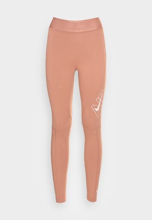 Nike Sportswear W NSW AIR LGGNG HR - Leggings - mineral clay/red bark/pink oxford
