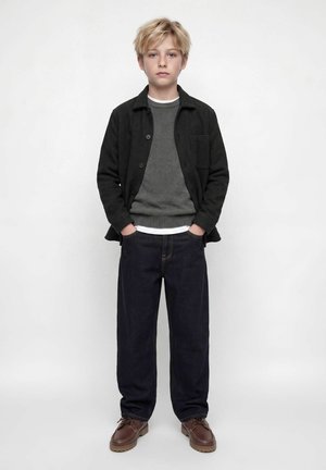 Jack & Jones Junior, OVERSHIRT OVERSHIRT BOYS - Letná bunda - black