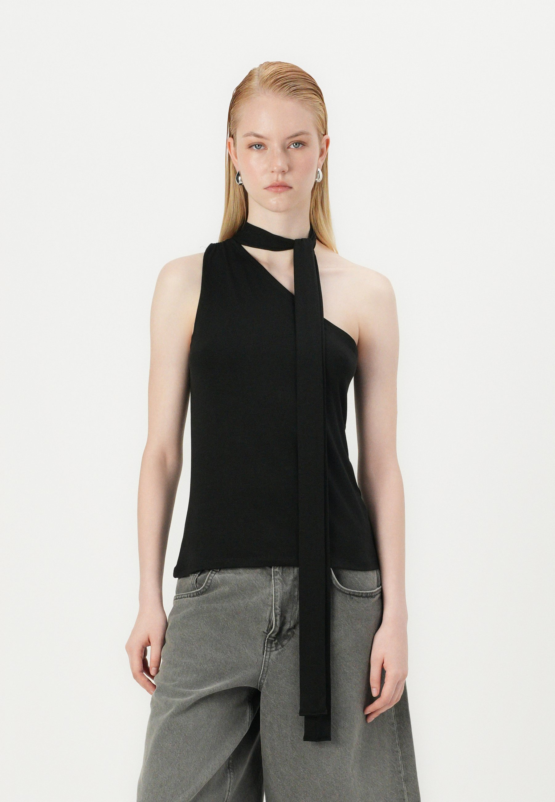 one shoulder top zalando
