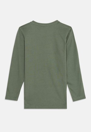 Friboo by Zalando, 3 PACK - T-shirt à manches longues - dark green/ off-white/mottled grey