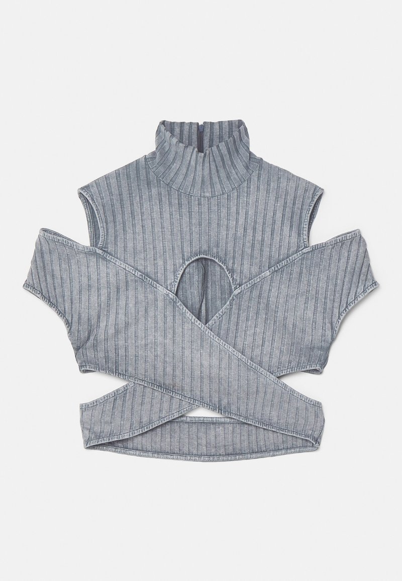 Han Kjøbenhavn T-shirt print donkergrijs Han Kjøbenhavn T-shirt print donkergrijs