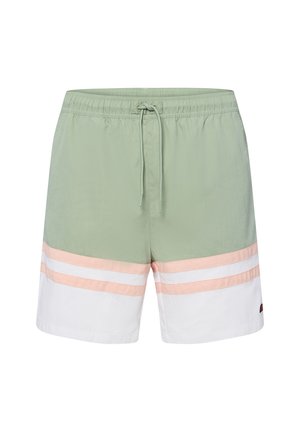 Swimming shorts - lind weiß