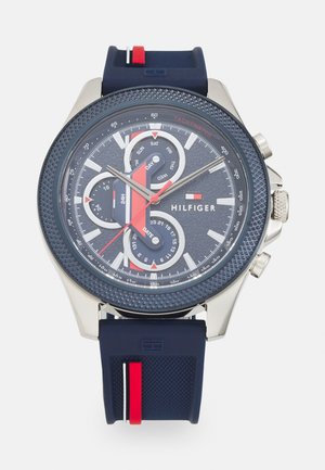 Chronograph - blue/red/silver