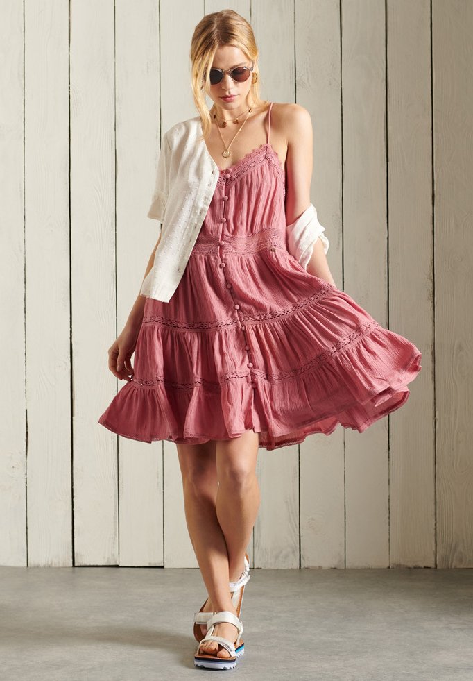 Superdry ALANA - Day dress - dusty rose 