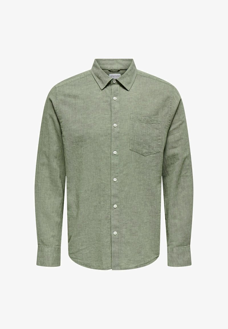 Only & Sons ONSNIKO LIFE LS NOOS - Camicia - rosin/verde scuro Only & Sons ONSNIKO LIFE LS NOOS - Camicia - rosin/verde scuro