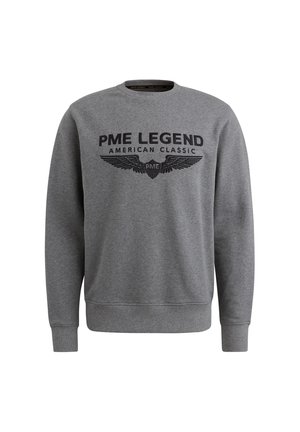 AMERICAN LOGO - Felpa - grey melee