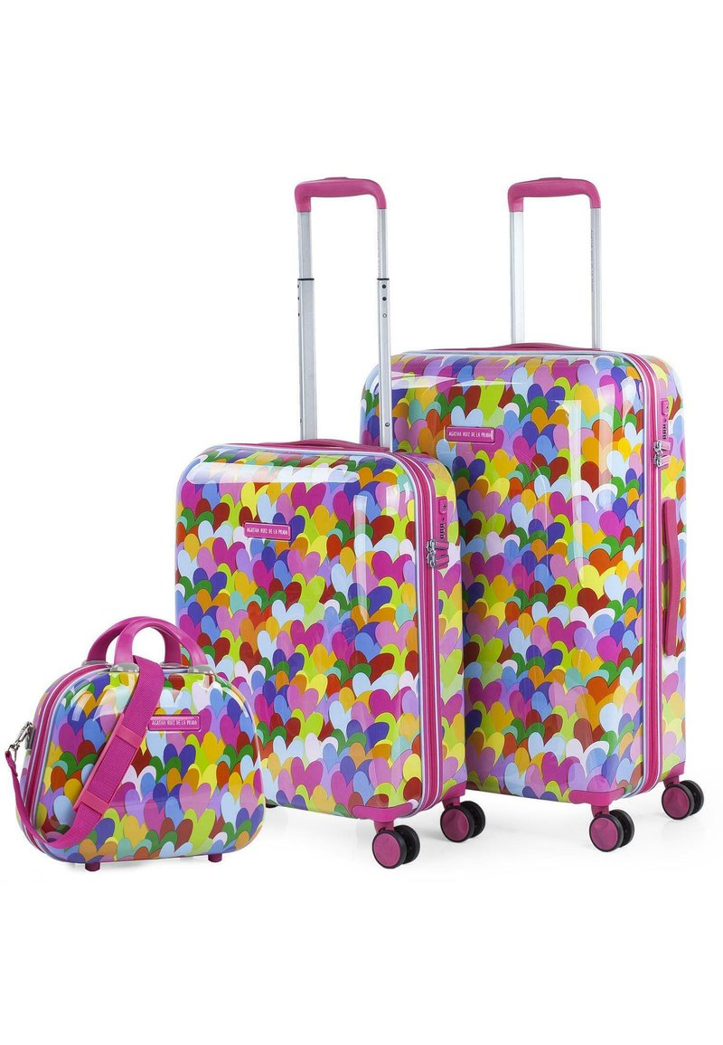 Agatha Ruiz de la Prada SET - Juego de maletas - fucsia