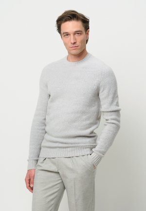 Strickpullover - light grey