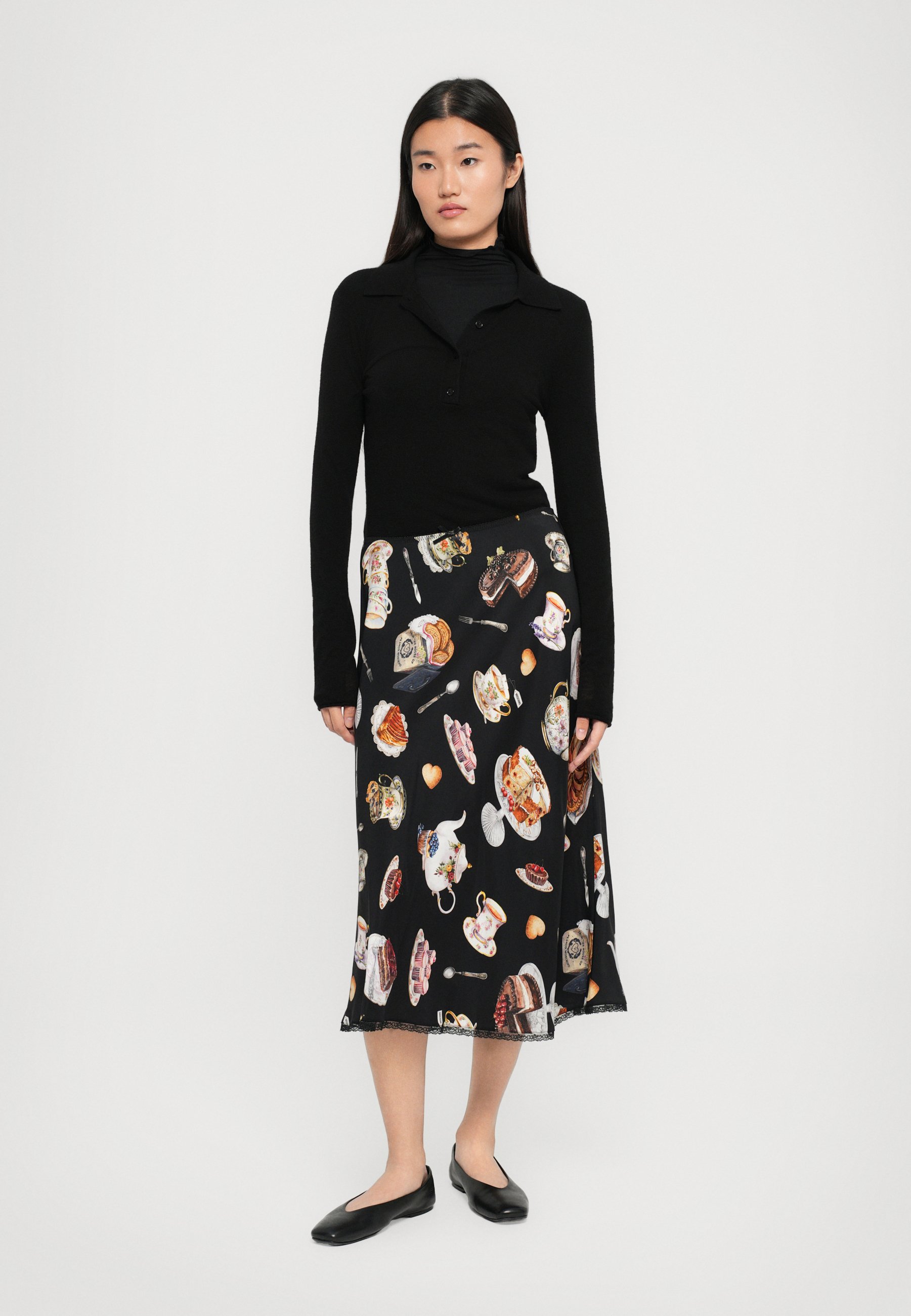MOSCHINO ALL OVER TEA TIME PRINT SKIRT - Pencil skirt