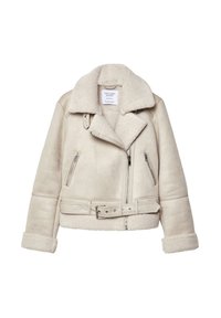 DOUBLEFACE-BIKER - Suknjič - off white