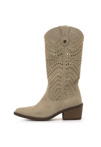 Cowboy/Biker boots - beige