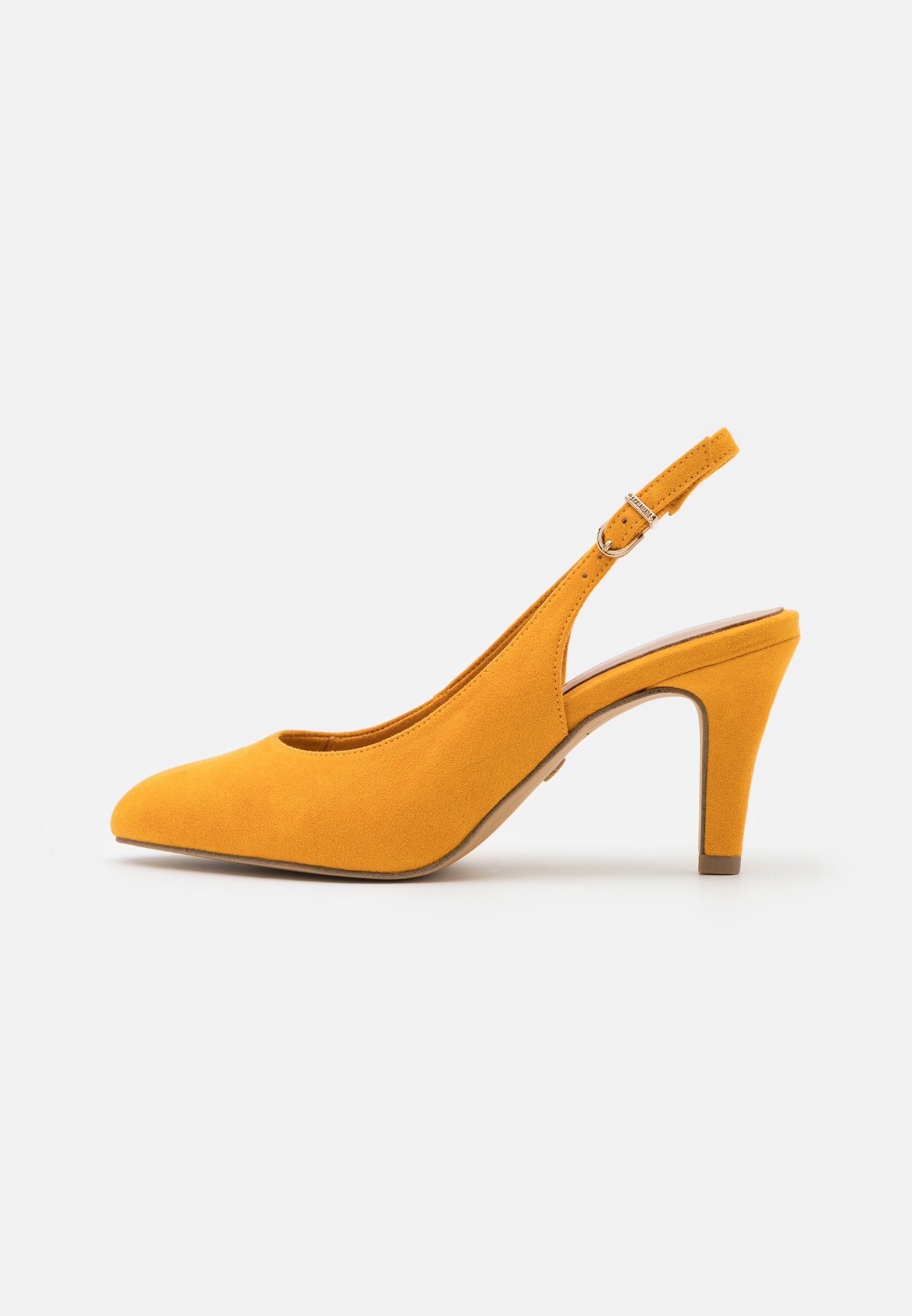 escarpin ouvert jaune