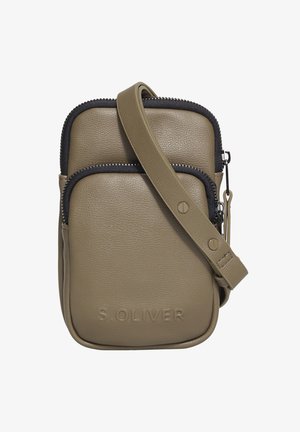 s.Oliver IN OPTIK - Umhängetasche - cognac