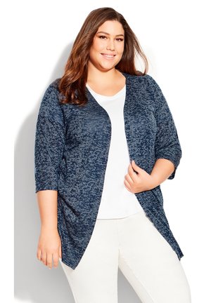 BLAIR BURNOUT - Cardigan - navy