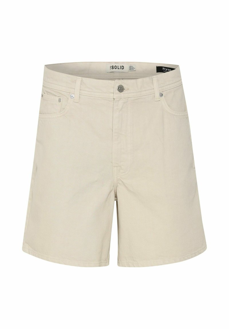Solid RYAN - Szorty jeansowe/beżowy melanż - Zalando.pl
