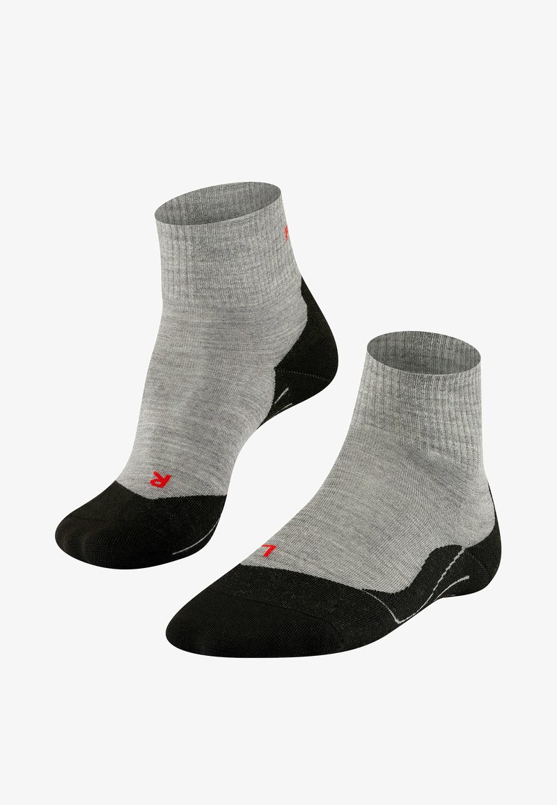 FALKE TK5 SHORT TREKKING LIGHT CUSHIONING - Calze sportive - light grey