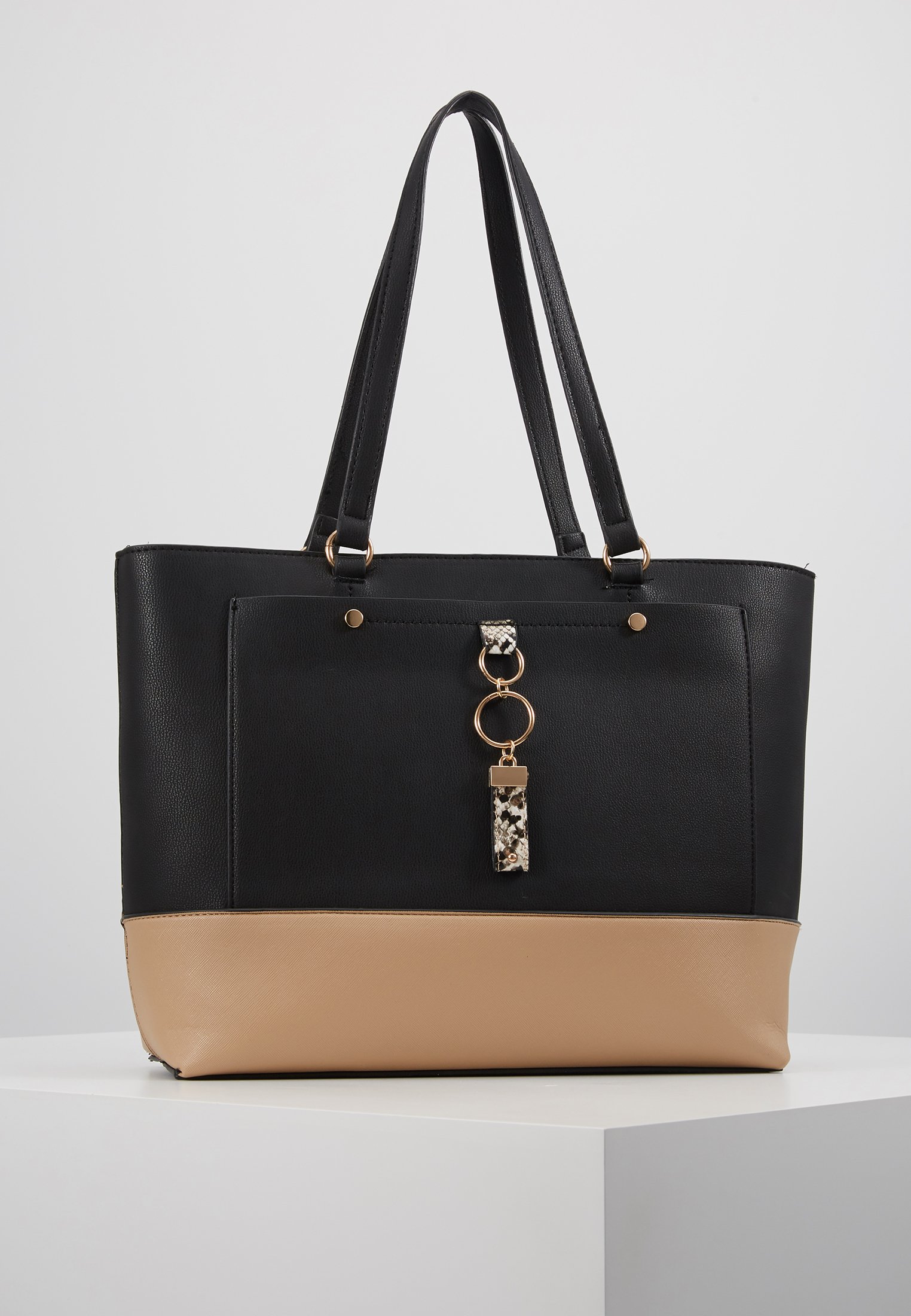 Dorothy Perkins POCKET FRONT SHOPPER Håndveske black Dorothy Perkins POCKET FRONT SHOPPER Håndveske black