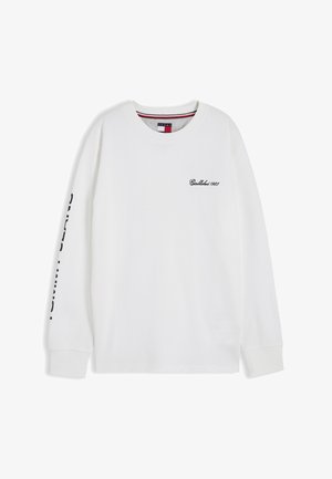Tommy Jeans, Μπλούζα με μακριά μανίκια - ecru